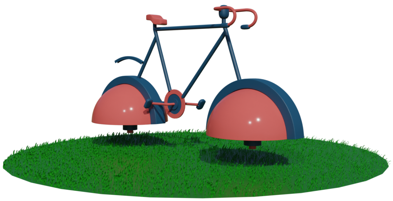 hover bike on grass